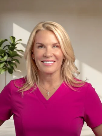 Professional headshot of Chantel Sawisch, LE, CCE, CME, the Medical Aesthetician at Timeless Beauty Aesthetics.